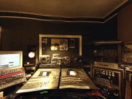 Recording studio control room