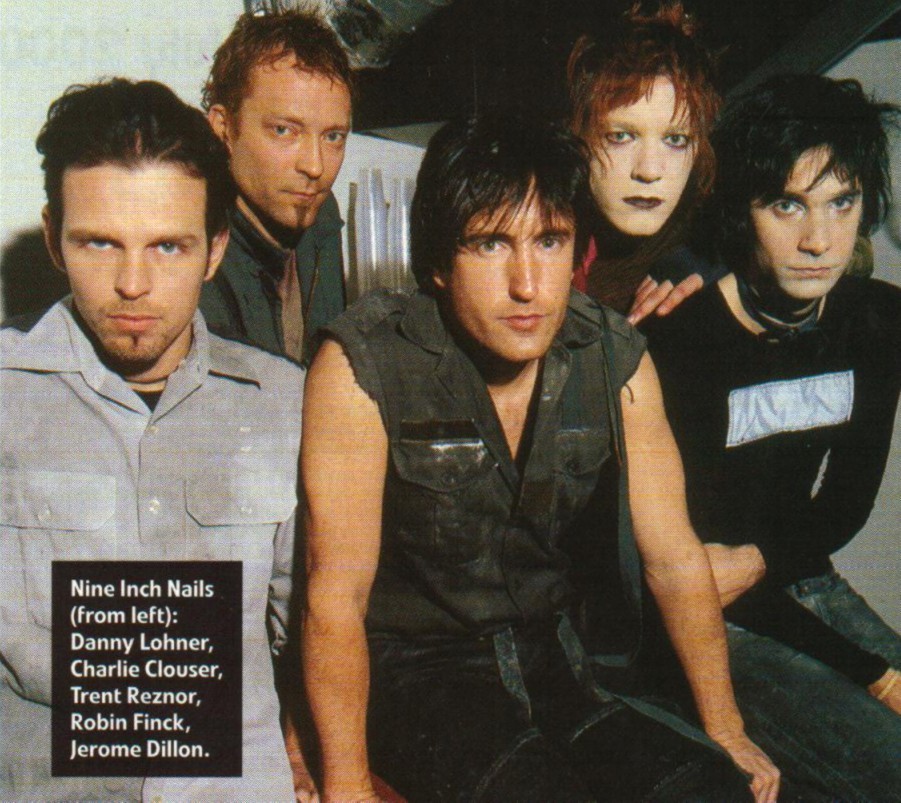 Nine Inch Nails band lineup representing the extended people archive