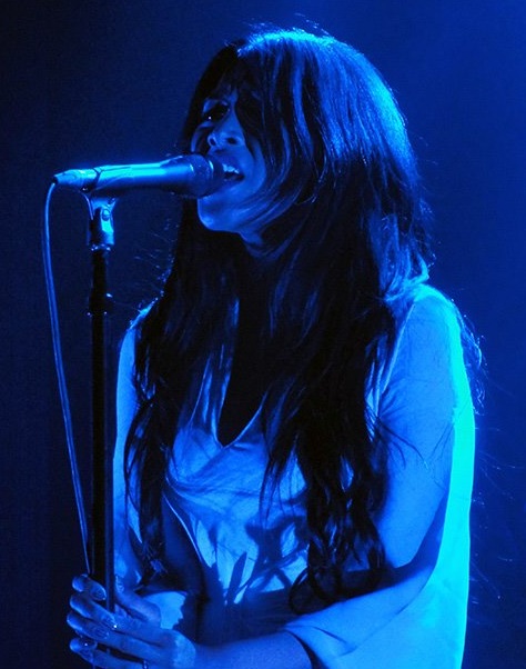 Mariqueen Maandig performing with How to Destroy Angels